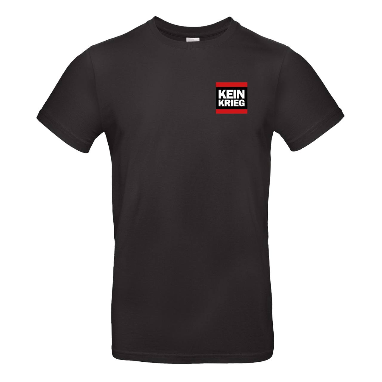T-Shirt "Kein Krieg" Schwarz