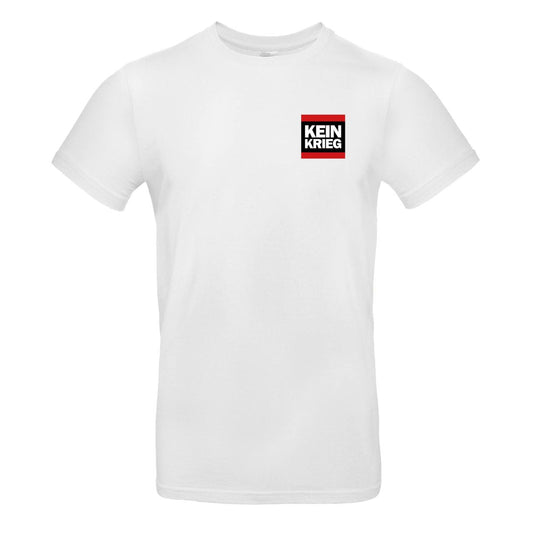 T-Shirt "Kein Krieg" weiß