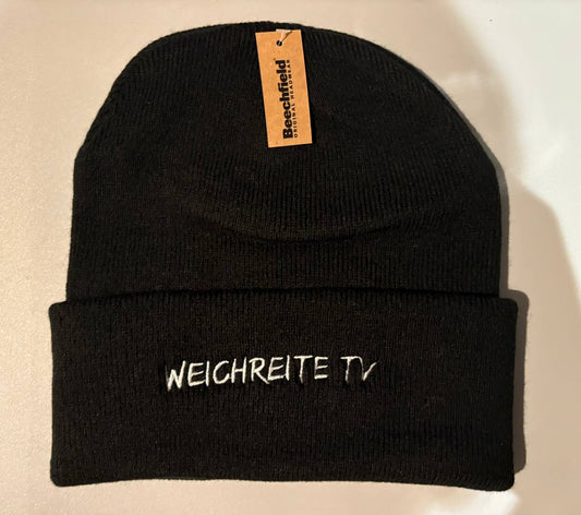 Beanie-Mütze mit Stick "Weichreite TV"